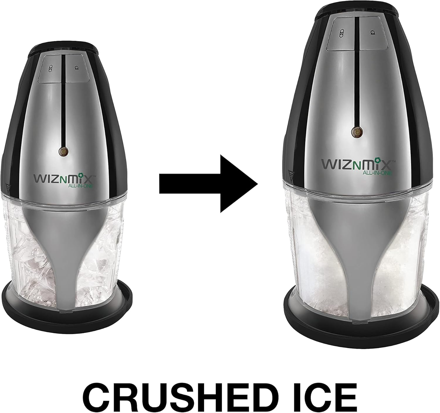 Salton WizNMix All-in-One Food Processor, Chopper & Blender for Mixing, Purees, Whipping, 750 ml Capacity, Black (FP2102BK)
