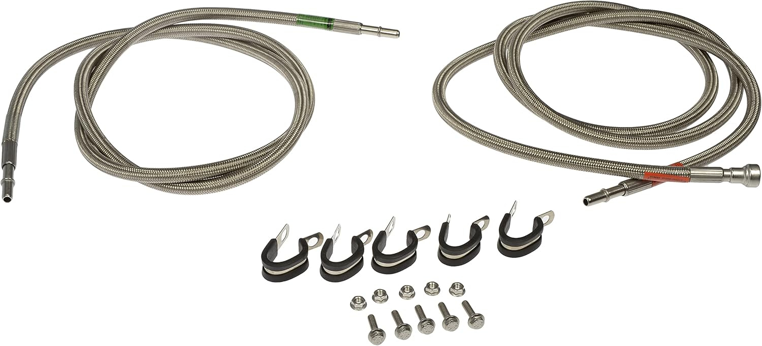 Dorman 819-816 Flexible Stainless Steel Braided Fuel Line for Specific Chevrolet / GMC Models (OE FIX)