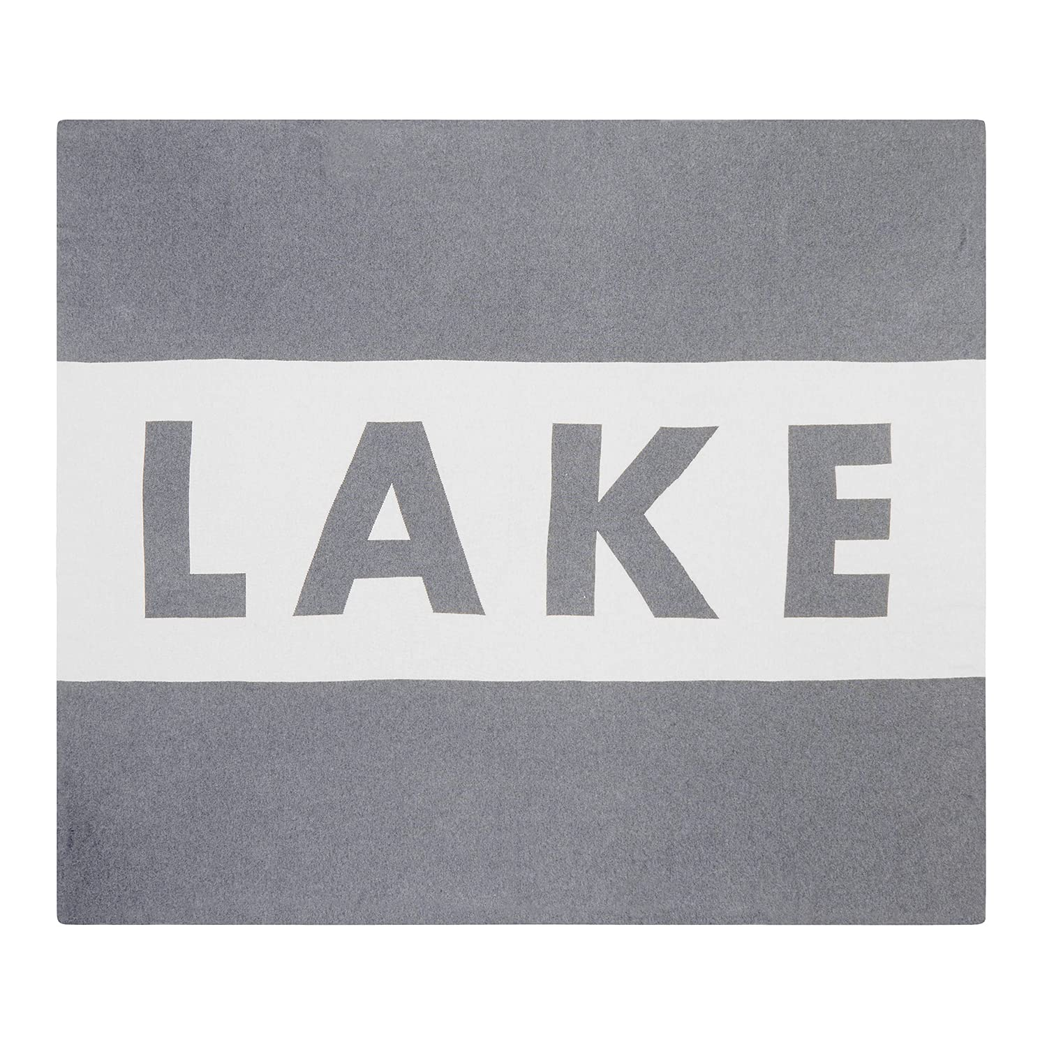 Creative Brands J2291 60 x 50 in. Face To Face Luxe Throw - Lake