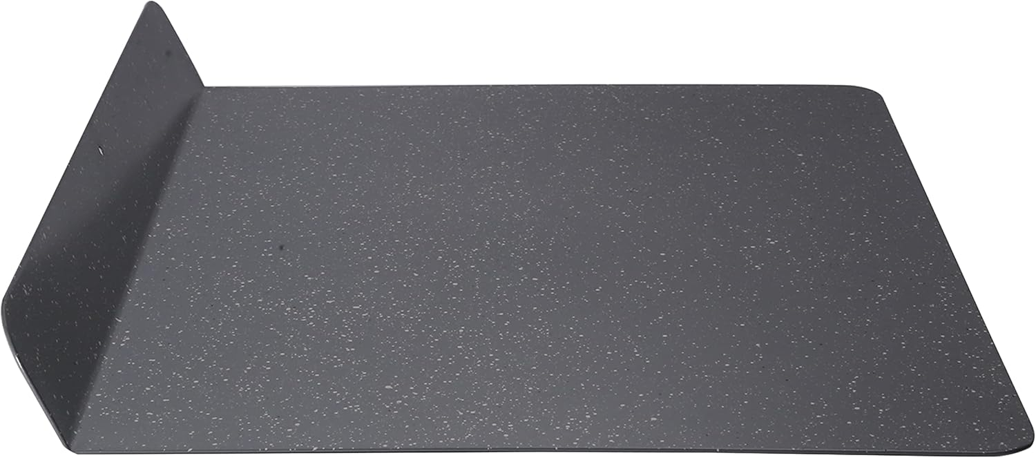 casaWare Toaster Oven 12 x 11-Inch Baking Sheet with a 1.5-Inch Handle (Silver Granite)