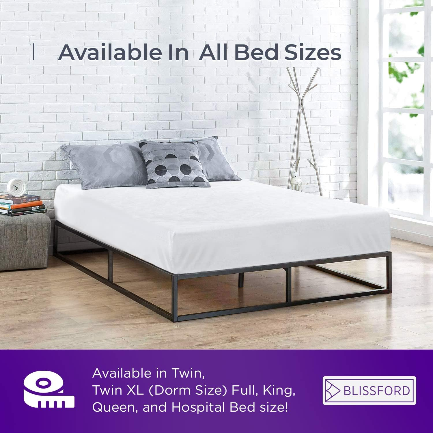 ShopBedding Plastic Hospital Bed Mattress Protector - Heavy Duty, Fitted Vinyl - Mattress Cover, Rubber Sheets for Bedwetting Adult or Child, 100% Waterproof Sheets for 36" x 80" Bed - Blissford