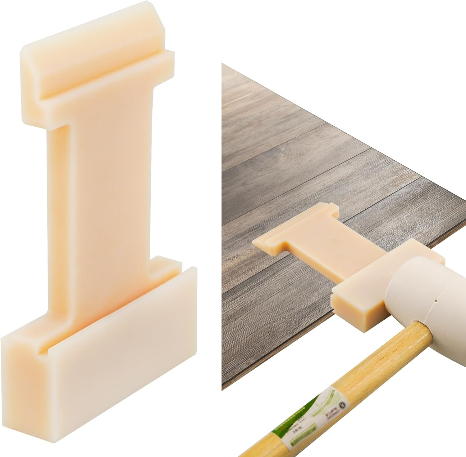 4 in 1 Laminate Flooring Tools,Wood Floor Composite Board Laminate Installation Tool, Wood Floor Installation Tapping Block