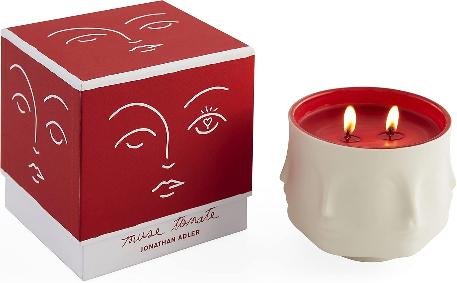 Muse Block Island, Walking On The Warm Sand, And A Nap On A Sailboat Scented Designer Candle with Porcelain Holder