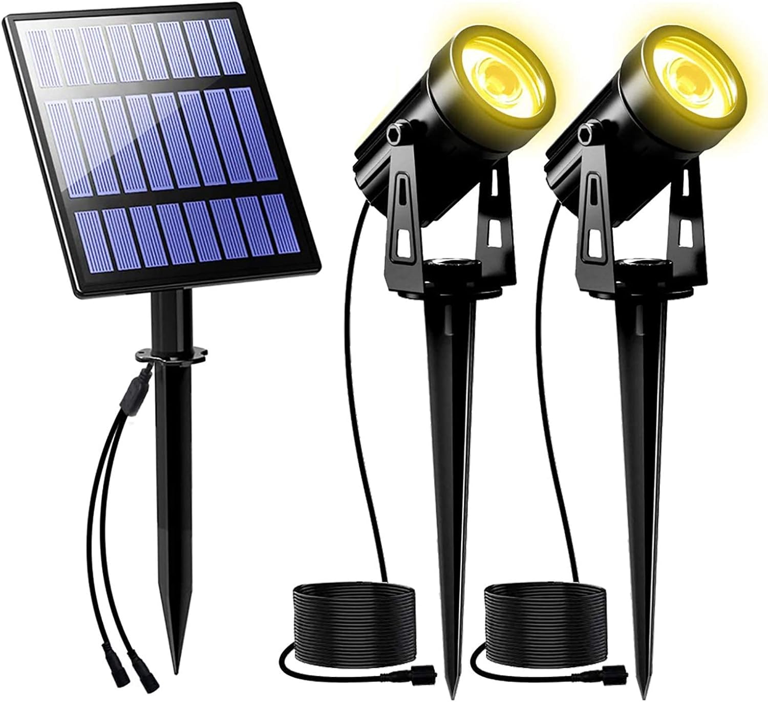 outdoors Solar Spotlights IP65 LED Lights Outdoor Landscaped Courtyard Garden Solar lamp