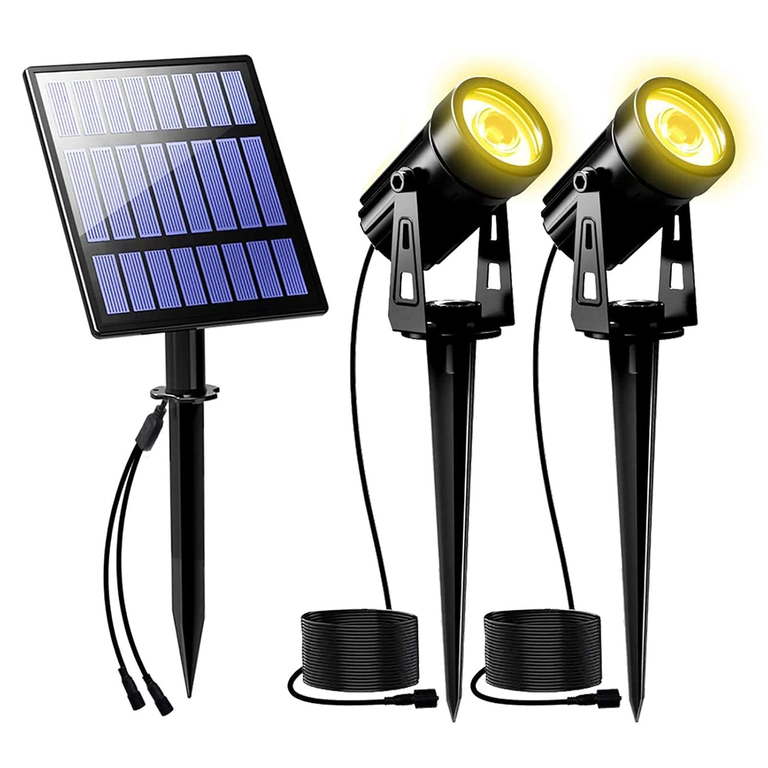 outdoors Solar Spotlights IP65 LED Lights Outdoor Landscaped Courtyard Garden Solar lamp