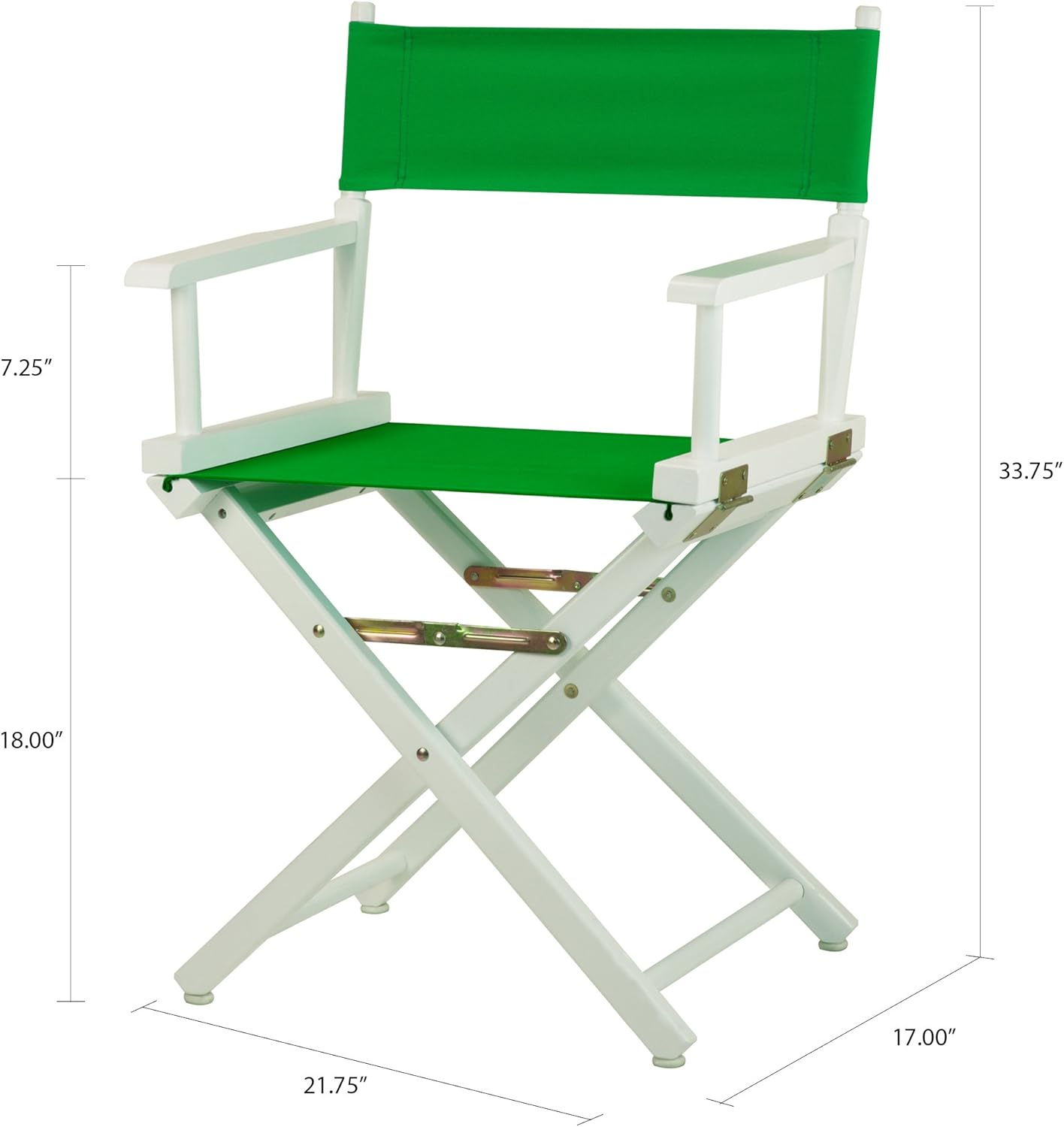 Casual Home Solid Wood Folding Chair, Green
