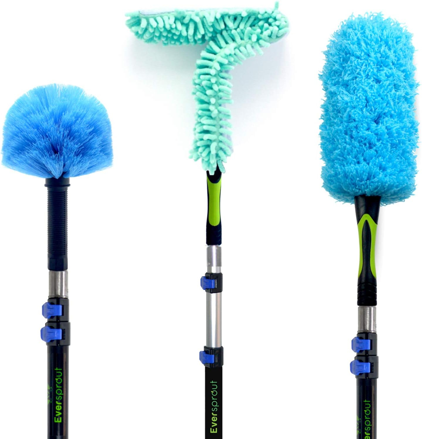 EVERSPROUT 5-to-12 Foot Duster 3-Pack with Extension-Pole