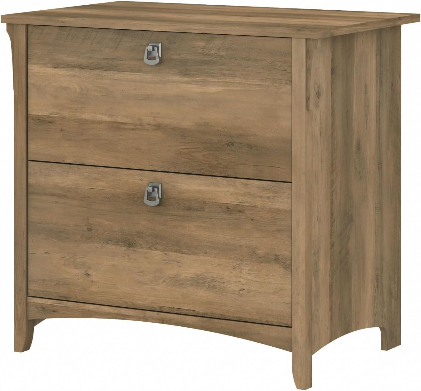 Bush Furniture Salinas 2 Drawer File Cabinet in Reclaimed Pine
