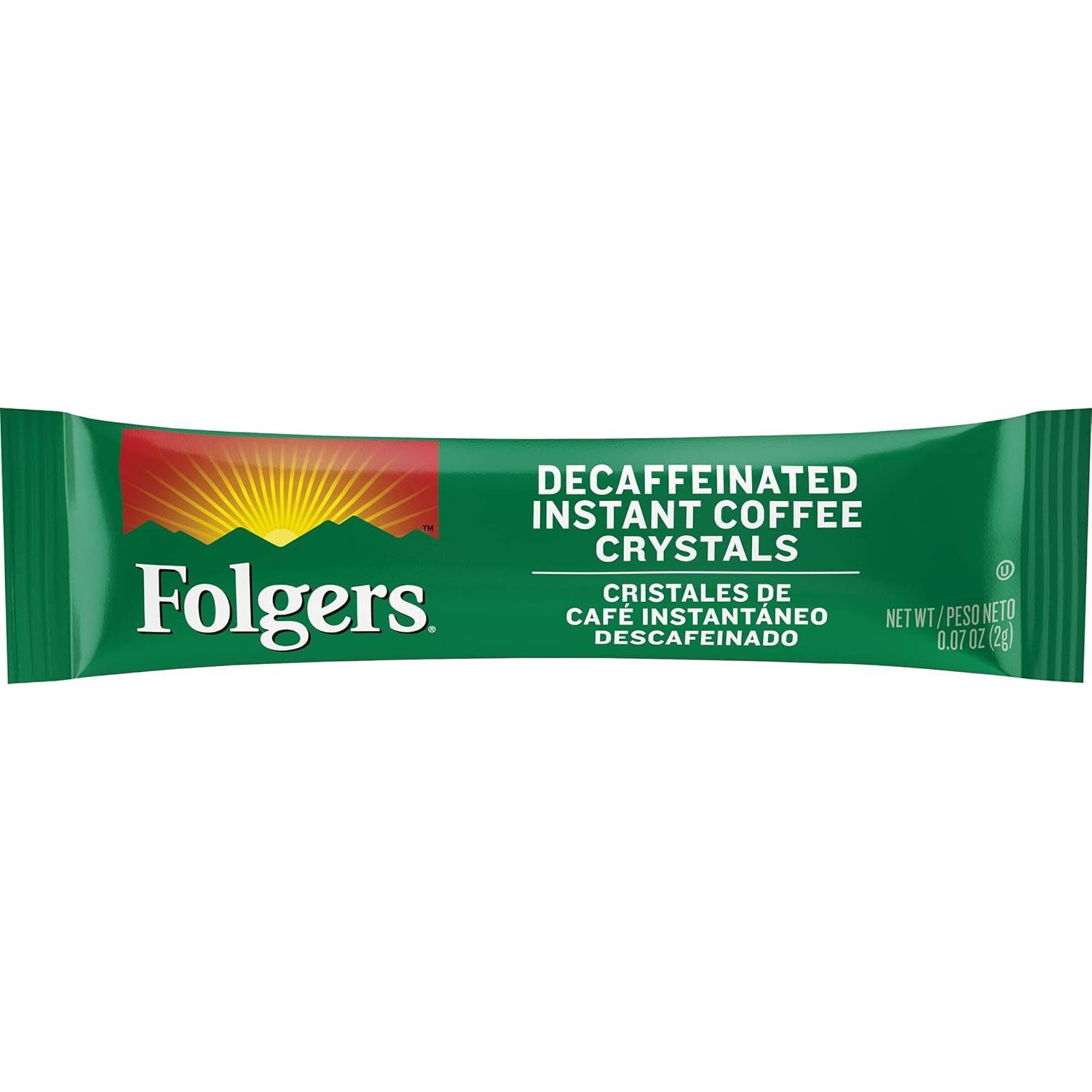 Folgers Classic Decaf Medium Roast Instant Coffee Packets