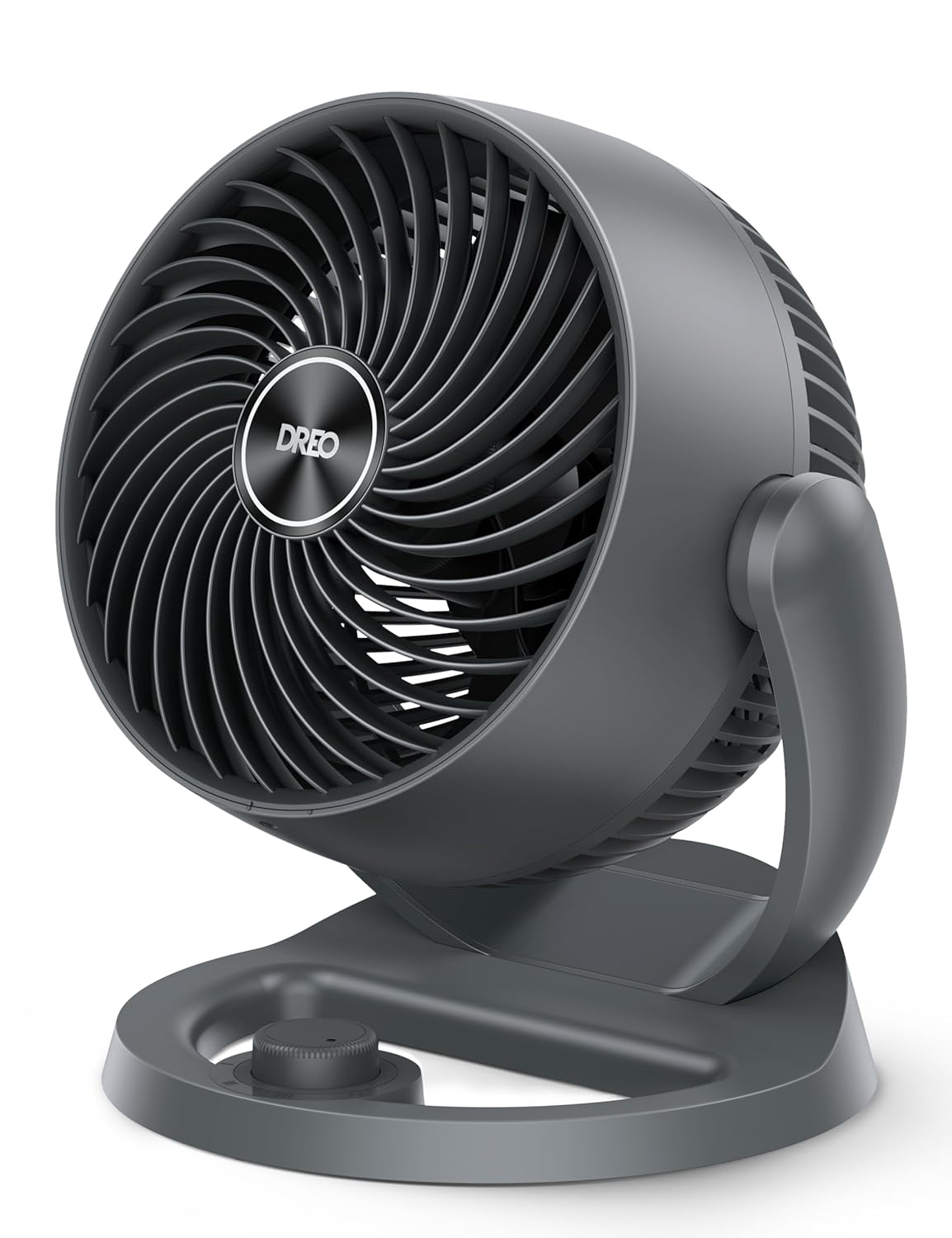 Dreo Desk Fan, 12-Inch Air Circulator Fan for Bedroom, 70ft Powerful Airflow, 120° Tilt Adjustment, 28dB Ultra-Quiet, 3 Speeds Small Table Fan for Whole Room, Home, Office