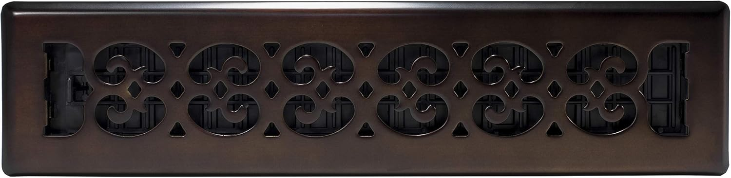 Decor Grates SPH214-RB Floor Register, 2x14, Rubbed Bronze Finish