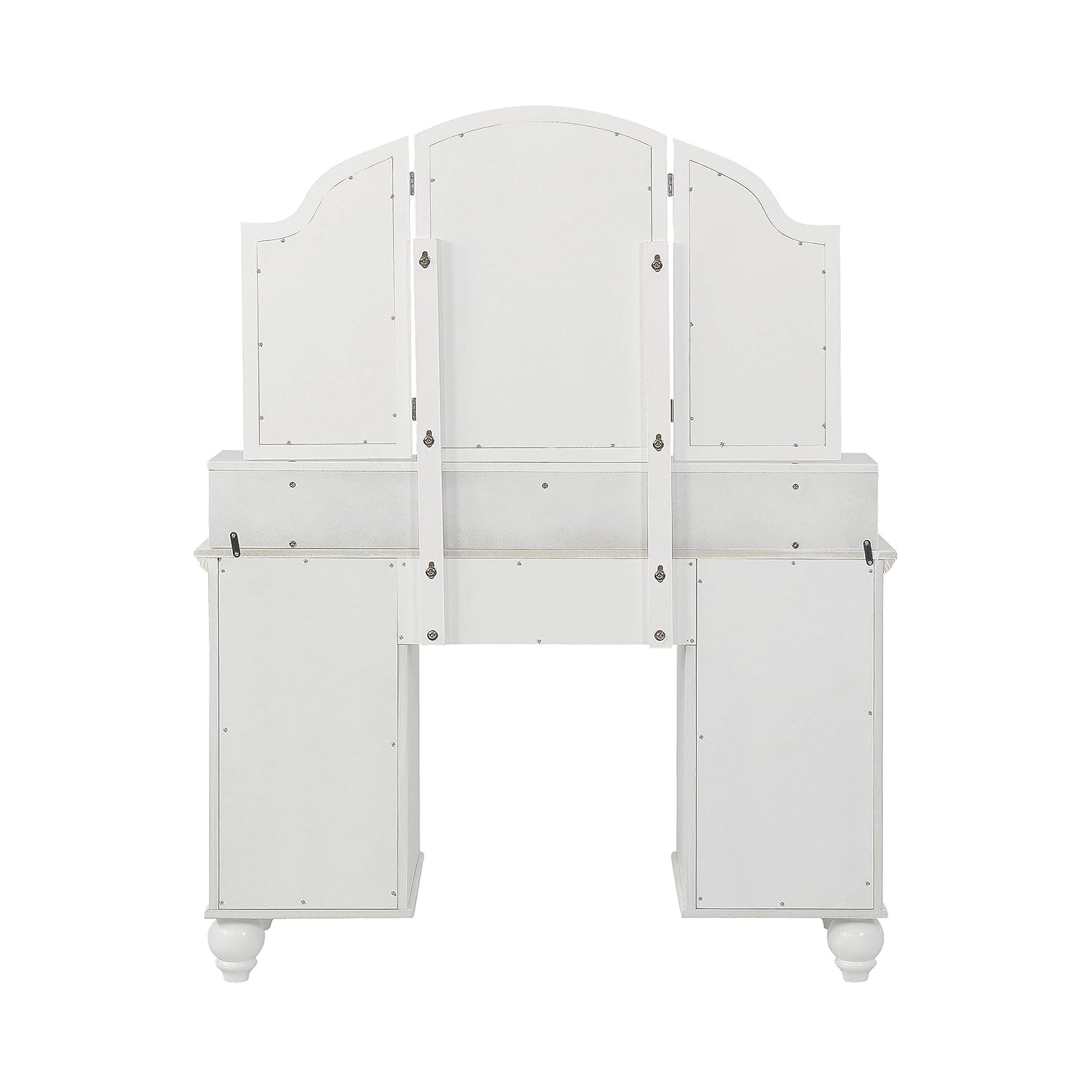 2-piece Vanity Set White and Beige
