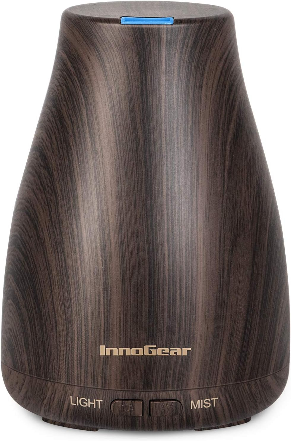 InnoGear Upgraded Aromatherapy Essential Oil Diffuser,Ultrasonic Diffusers Cool Mist Humidifier with 7 Colors LED Lights and Waterless Auto Shut-off for Home Office Bedroom Room( Latest Model)