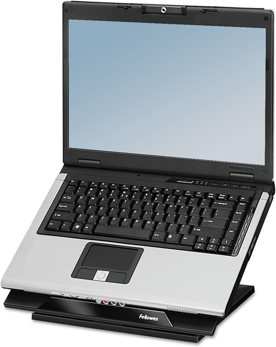 Fellowes 8038401 Designer Suites Laptop Riser, 13 1/8 x 11 1/8 x 4, Black
