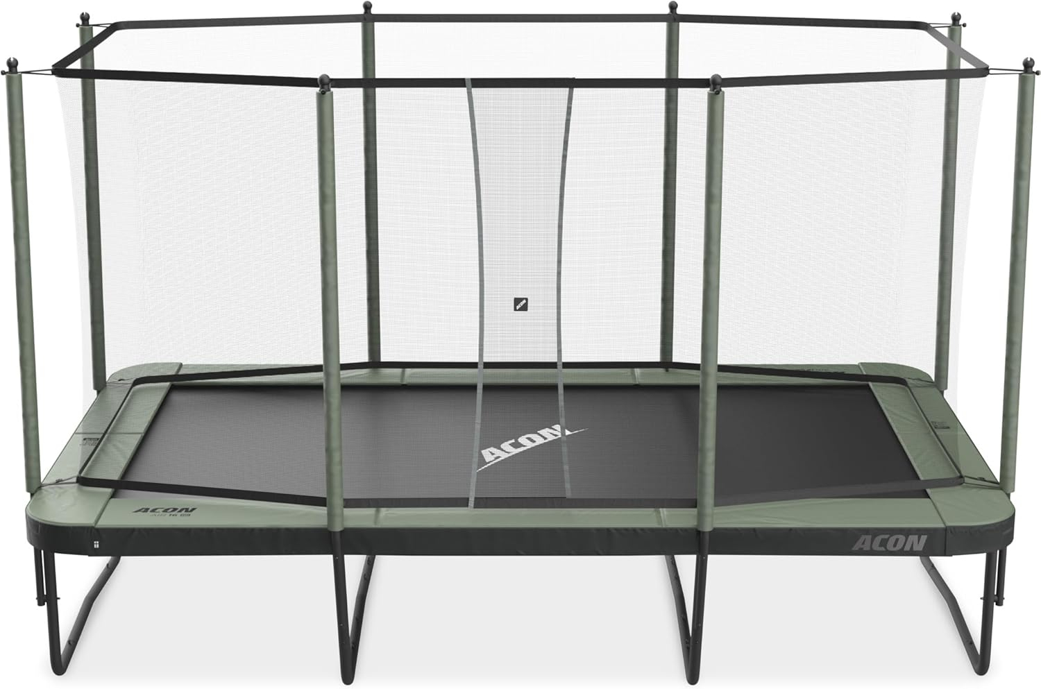 ACON Air 16 Sport HD Performance Rectangular Trampoline with Net and Ladder