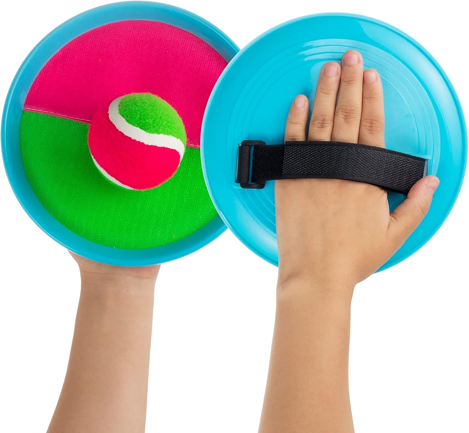 Outdoor Games for Kids - Outside Toys for Kids Ages 4-8, Toss and Catch Ball Set, with 4 Paddles 4 Balls, and 1 Storage Bag, Yard Games for Kids Boys Girls Christmas Birthday Gifts New Year Gifts