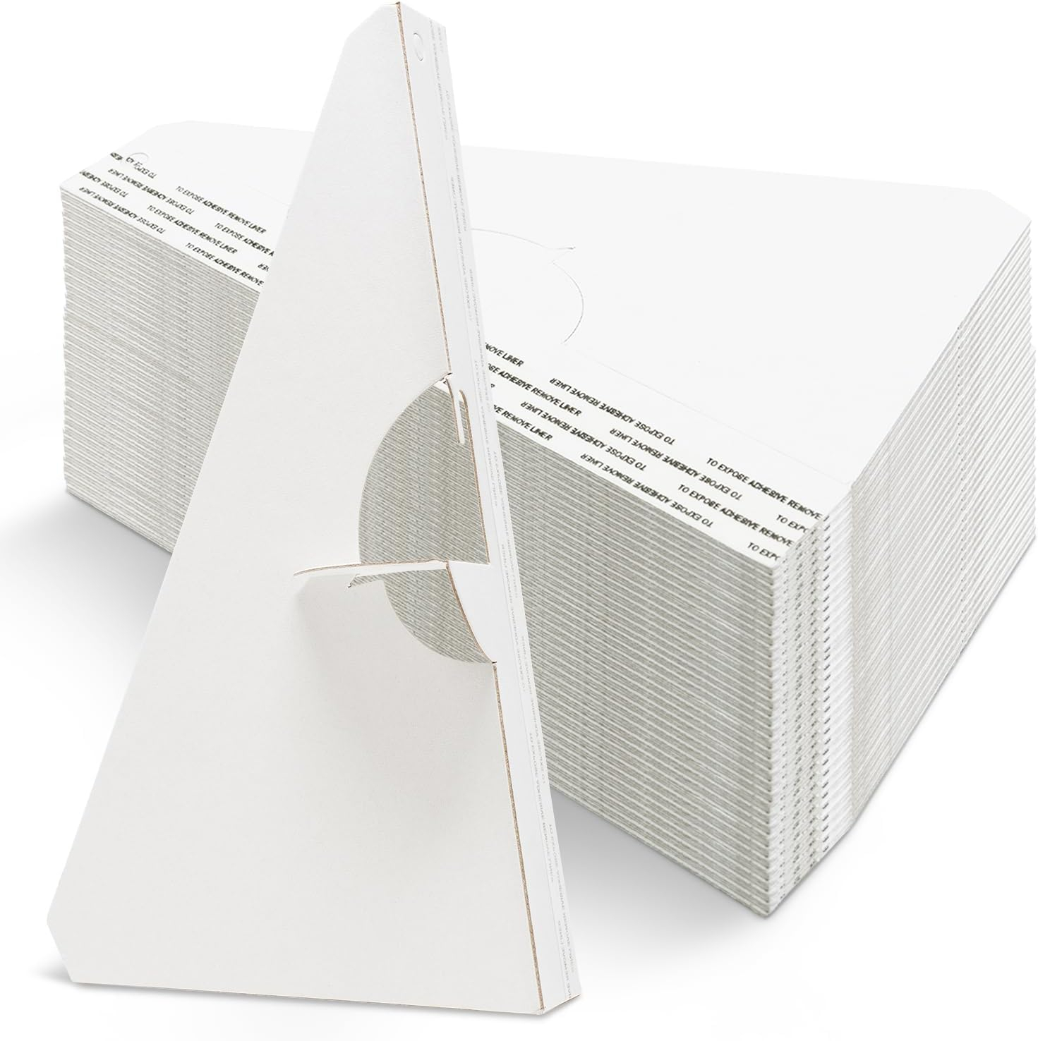 Lineco/University Products Self-Stick Easel-Backs, White, 25/Pkg., 5"