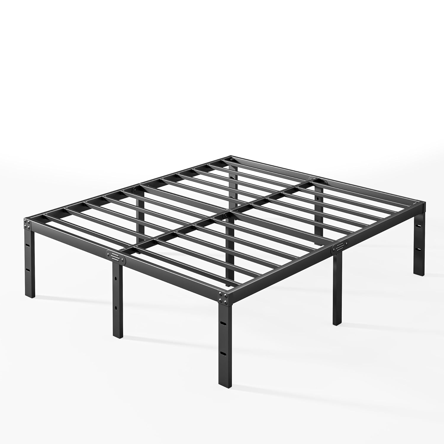 10 Inch Twin Bed Frames No Box Spring Needed, Heavy Duty Metal Twin Platform Bed Frame, Non-Slip Noise Free Easy Assembly, Black Bed Frame