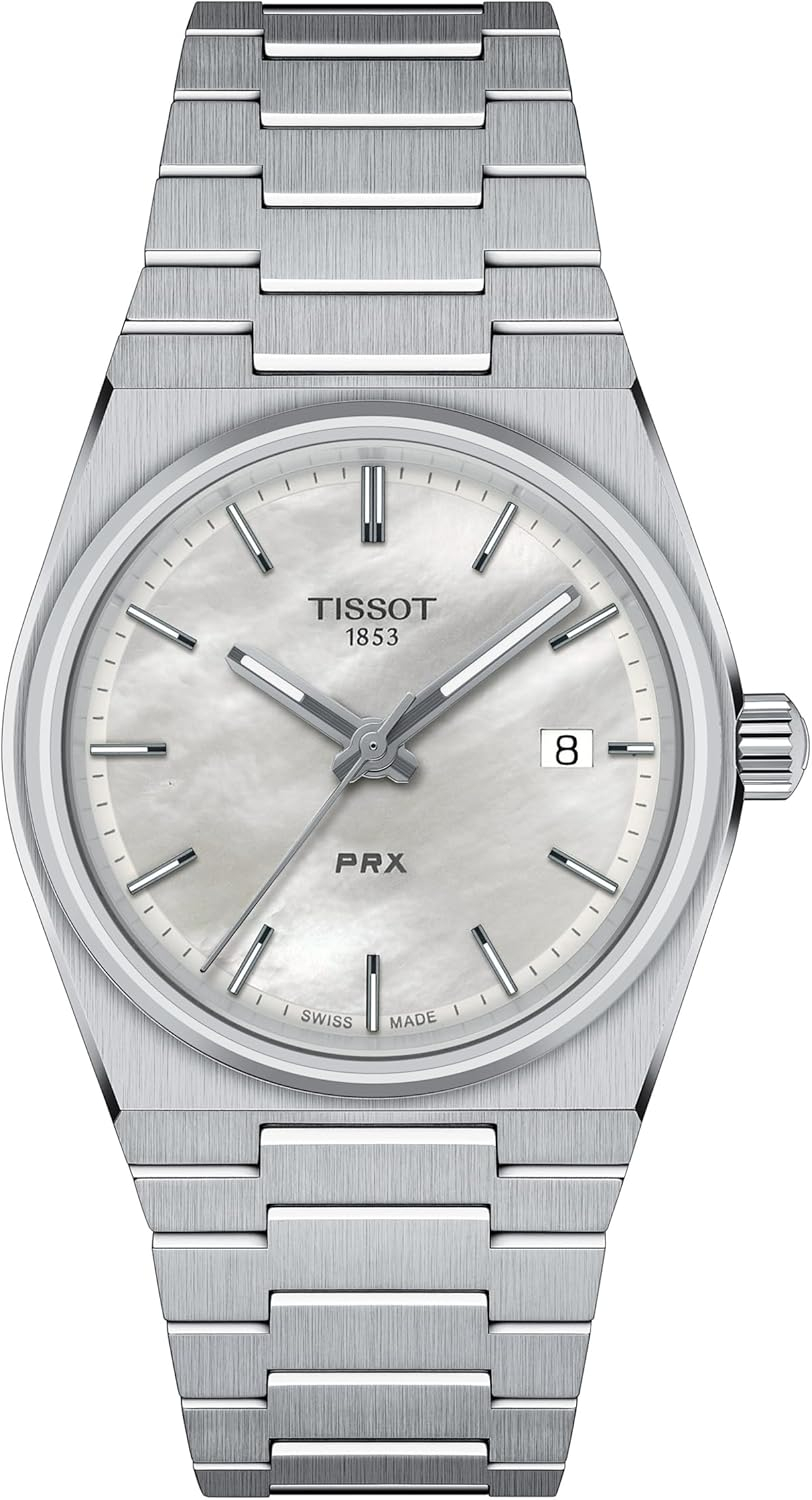 Tissot PRX 35mm Quartz Mother of Pearl Dial Steel Women's Watch T137.210.11.111.00