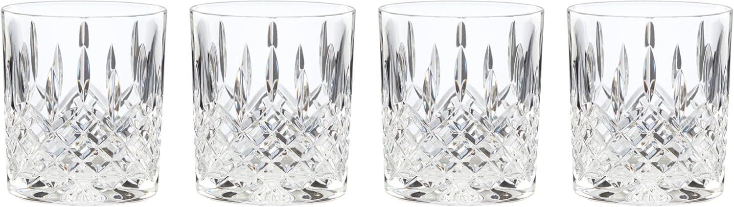 Hamilton Clear Crystal Double Old Fashioned Glass Set