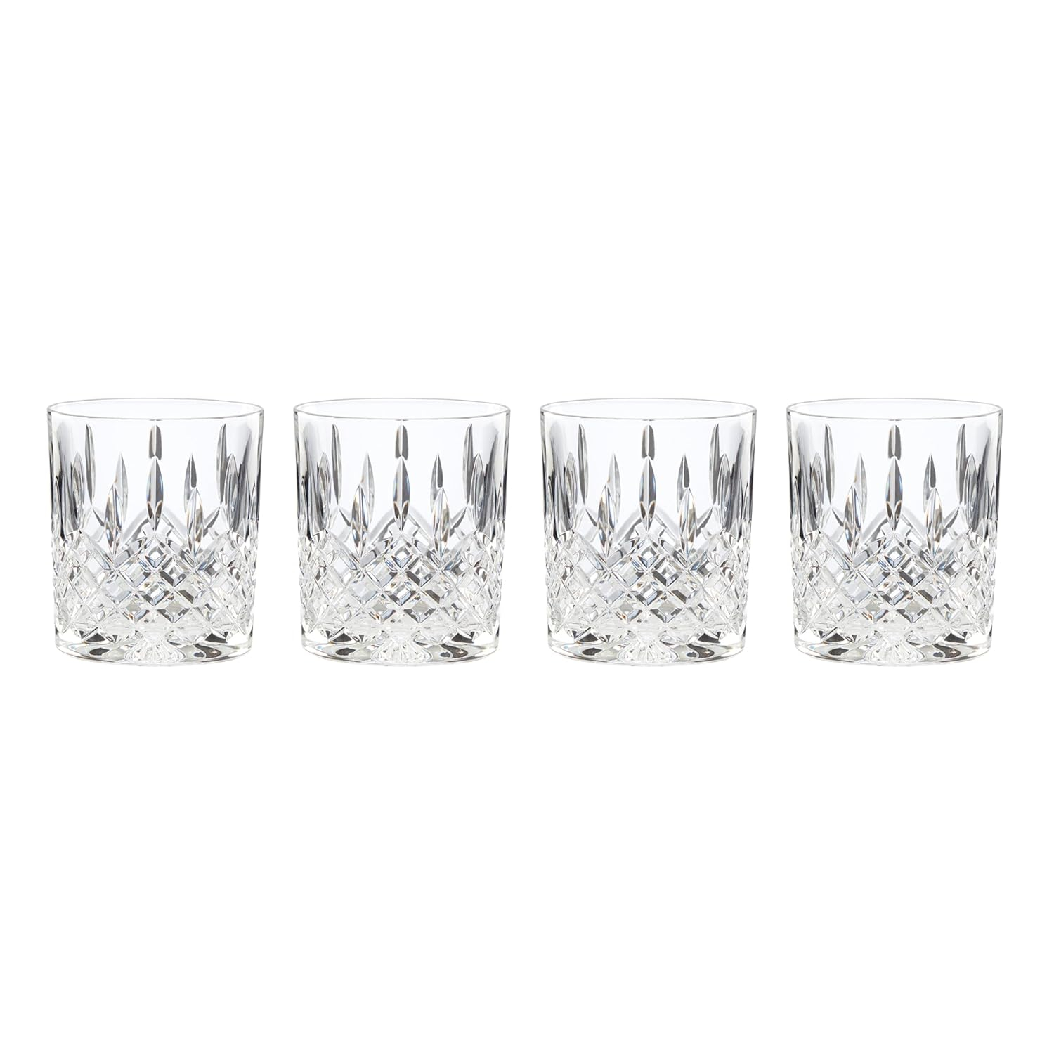 Hamilton Clear Crystal Double Old Fashioned Glass Set