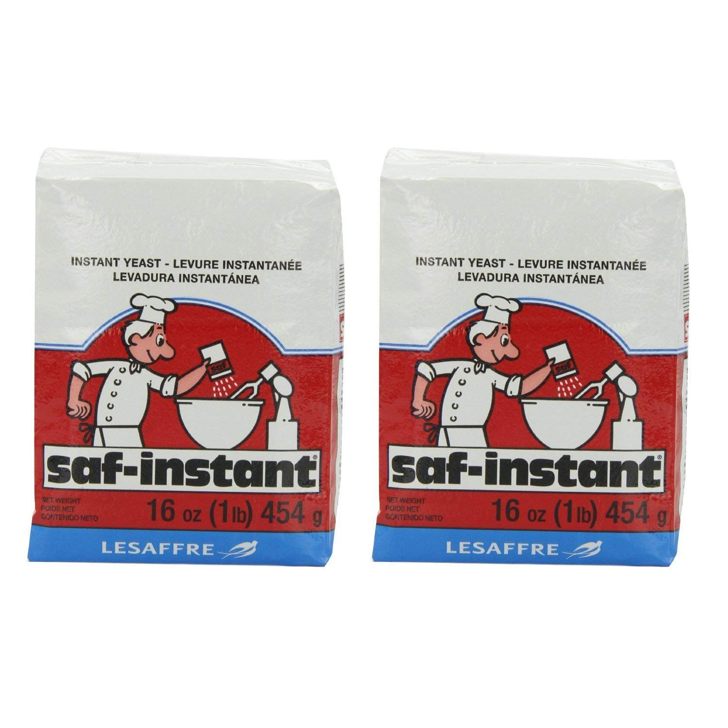 LeSaffre Saf Instant Yeasts & Leaveners, 16 Oz