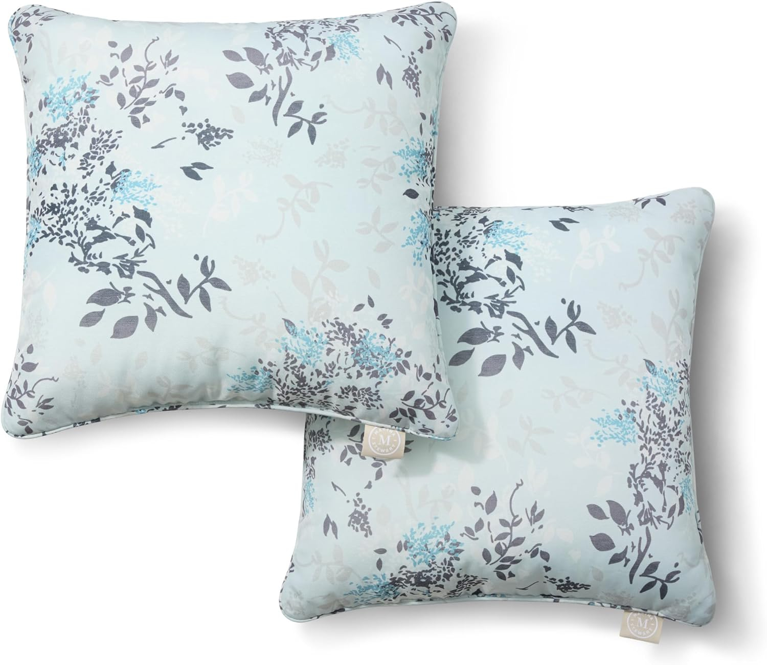 Martha Stewart MARTHA STEWART Charming Foliage Indoor Outdoor Pillow 2-Pack Set, 18" (Set of 2)