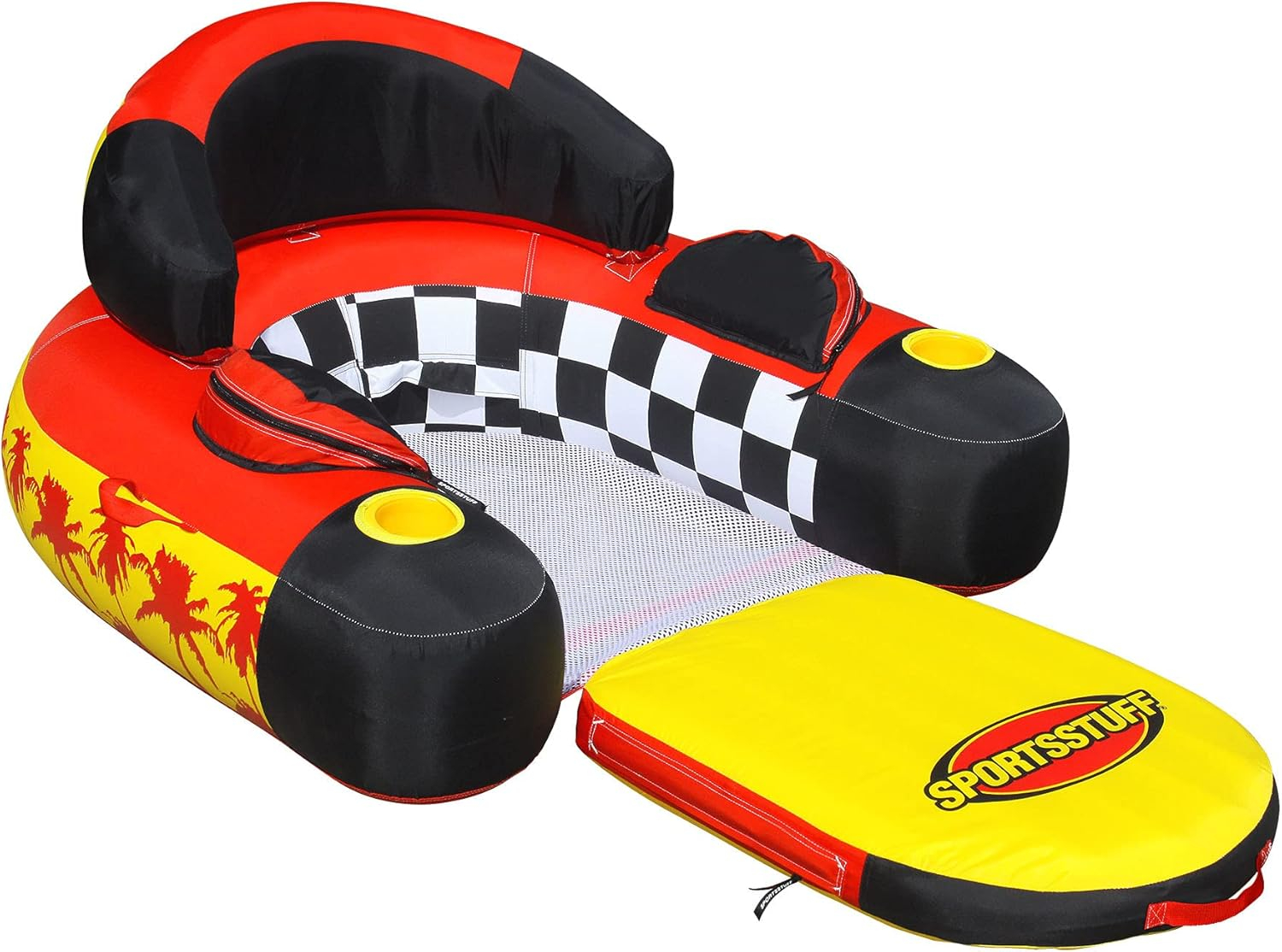 Sportsstuff Siesta Pool Lounge, Heavy-Gauge PVC Bladder and Nylon Cover