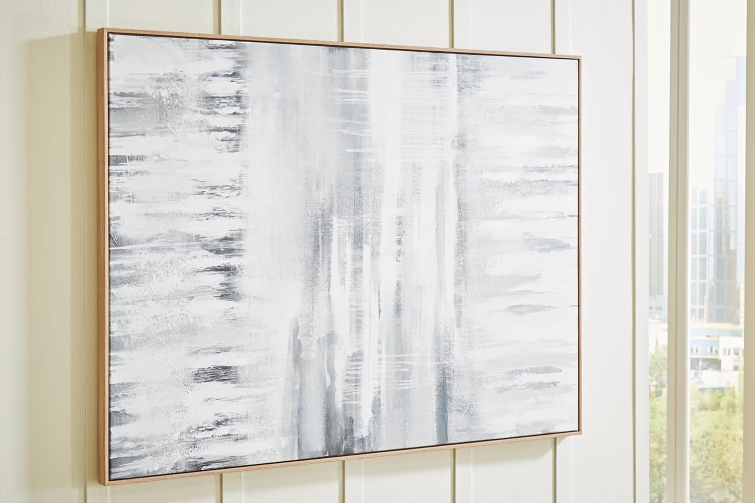 Signature Design by Ashley Estonbrook Wall Art, Gray & White