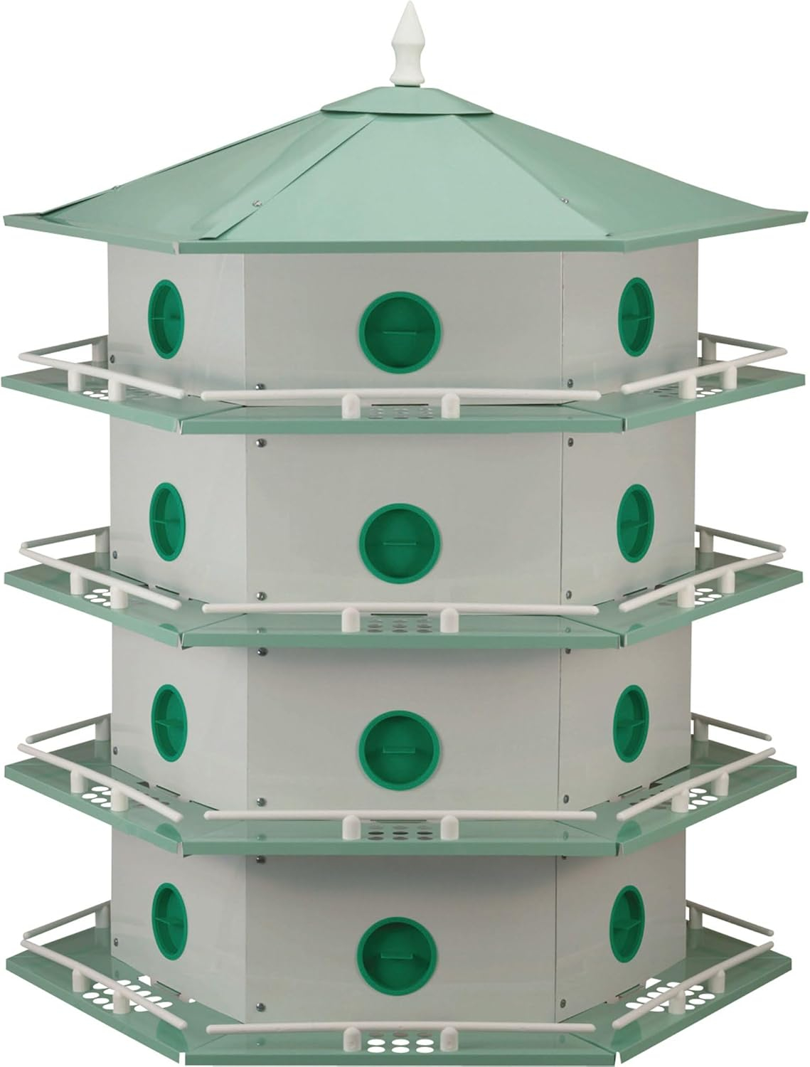 Heath Outdoor Products AH-24D Deluxe Aluminum Purple Martin House - 24 Room