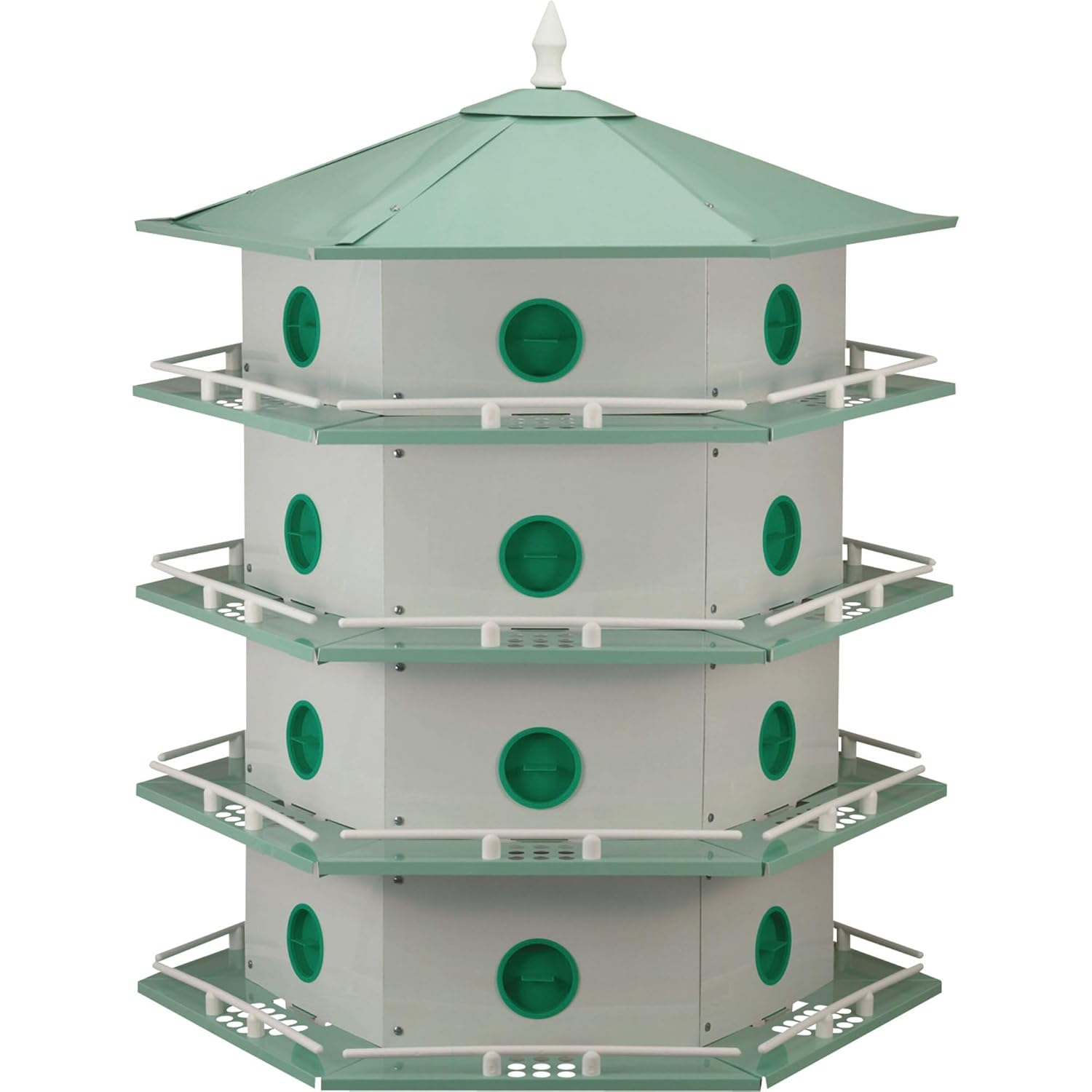 Heath Outdoor Products AH-24D Deluxe Aluminum Purple Martin House - 24 Room