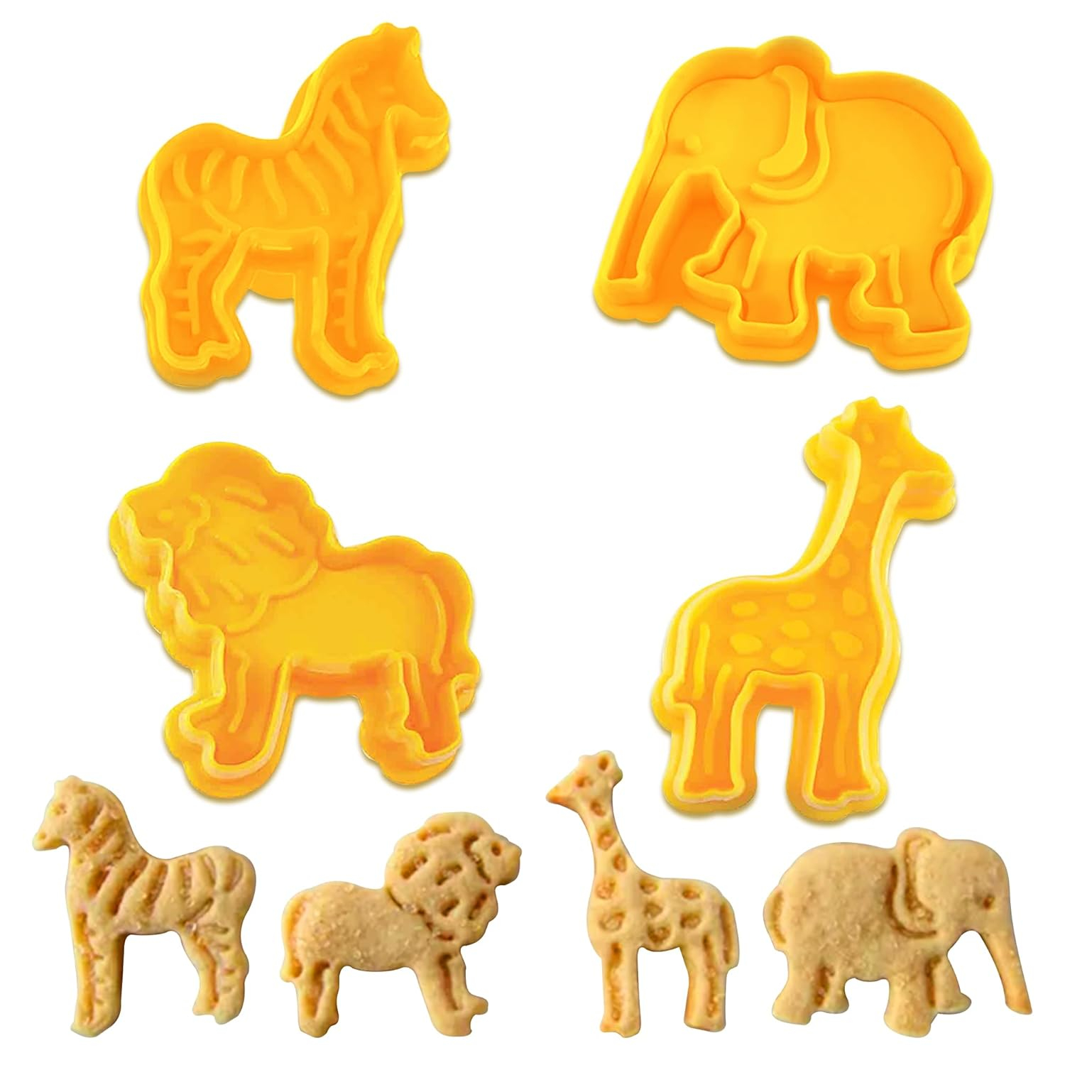 Mrs. Anderson’s Baking Animal Cracker Cookie Cutters, BPA Free, Set of 4