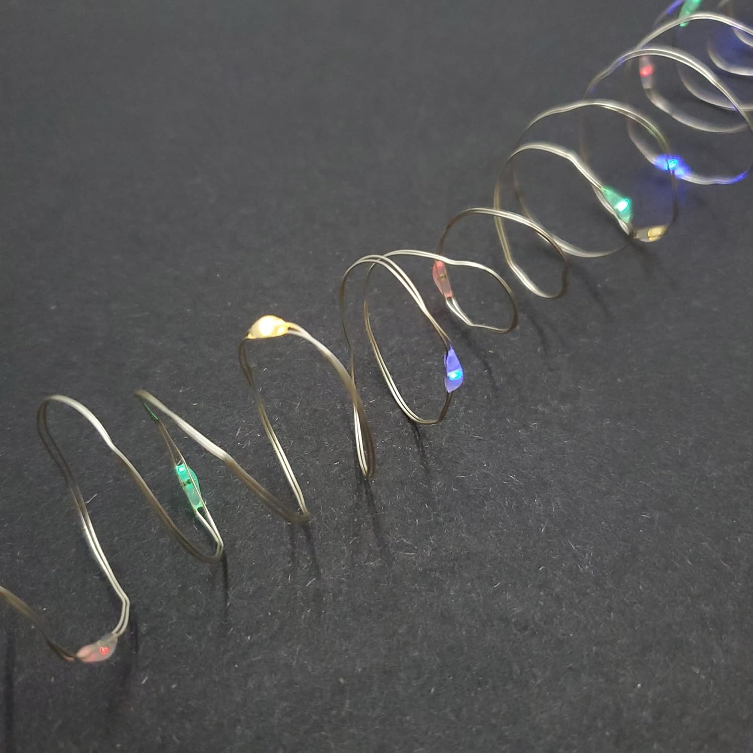 LumaBase Solar Powered LED Fairy String Lights - Multicolor