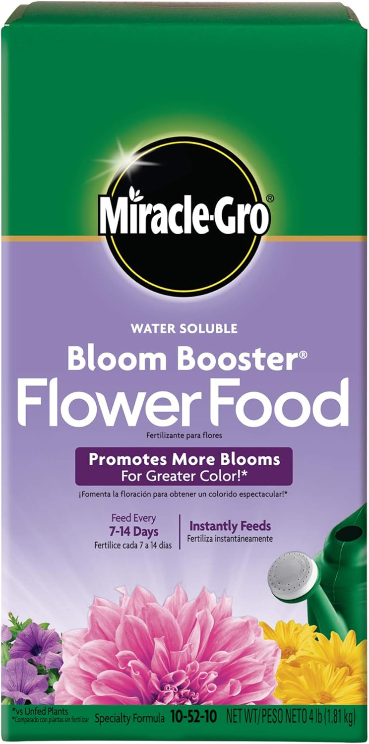 Miracle-Gro Water Soluble Bloom Booster Flower Food Powder