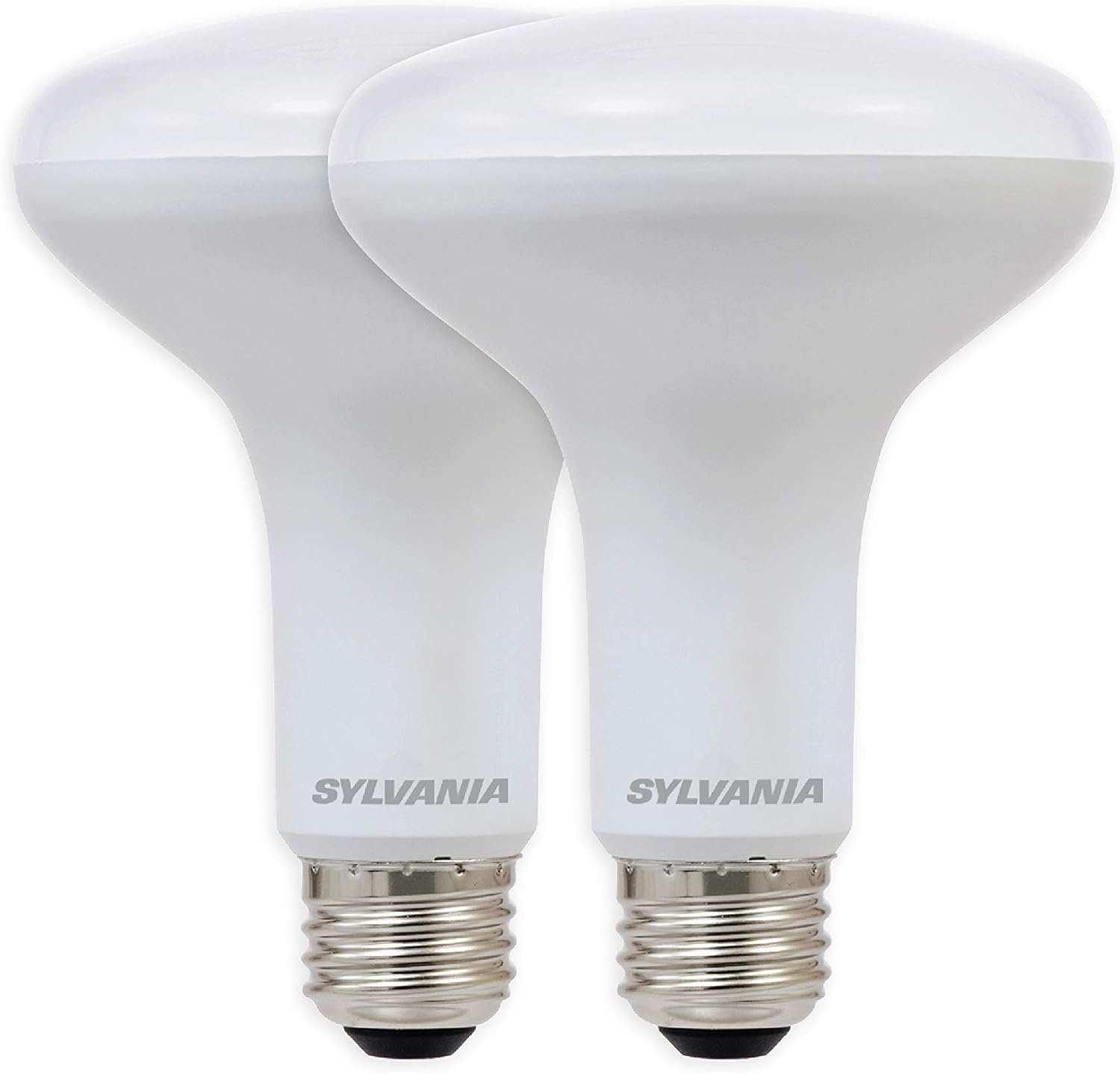 SYLVANIA LED Flood Light Bulb, BR30, 9W, 2700K, Dimmable, Soft White, 2 Pack