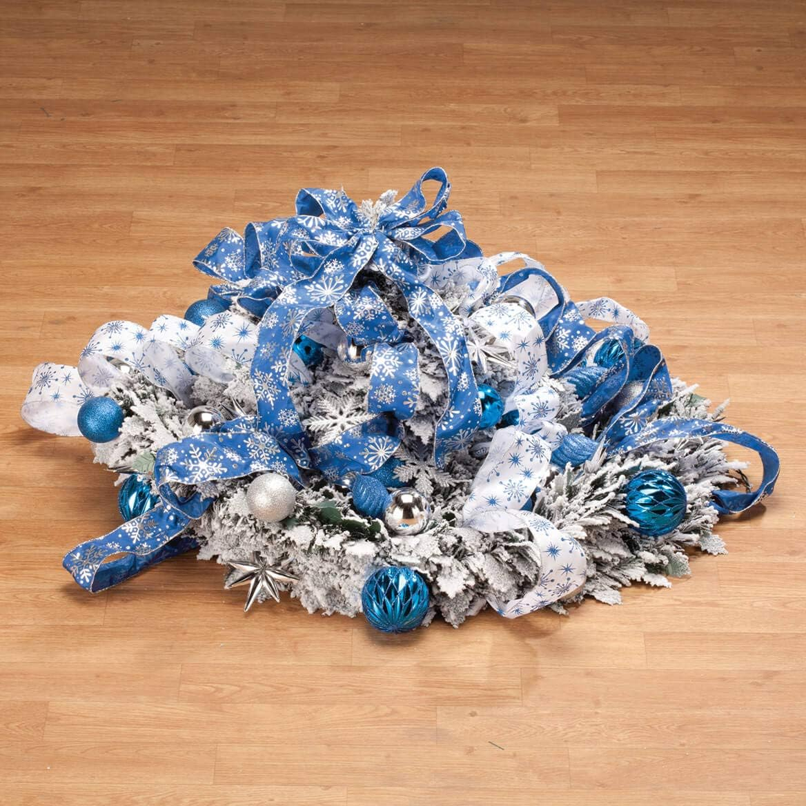 6' Snow Frosted Winter Style Pull-Up Tree by Holiday PeakTM