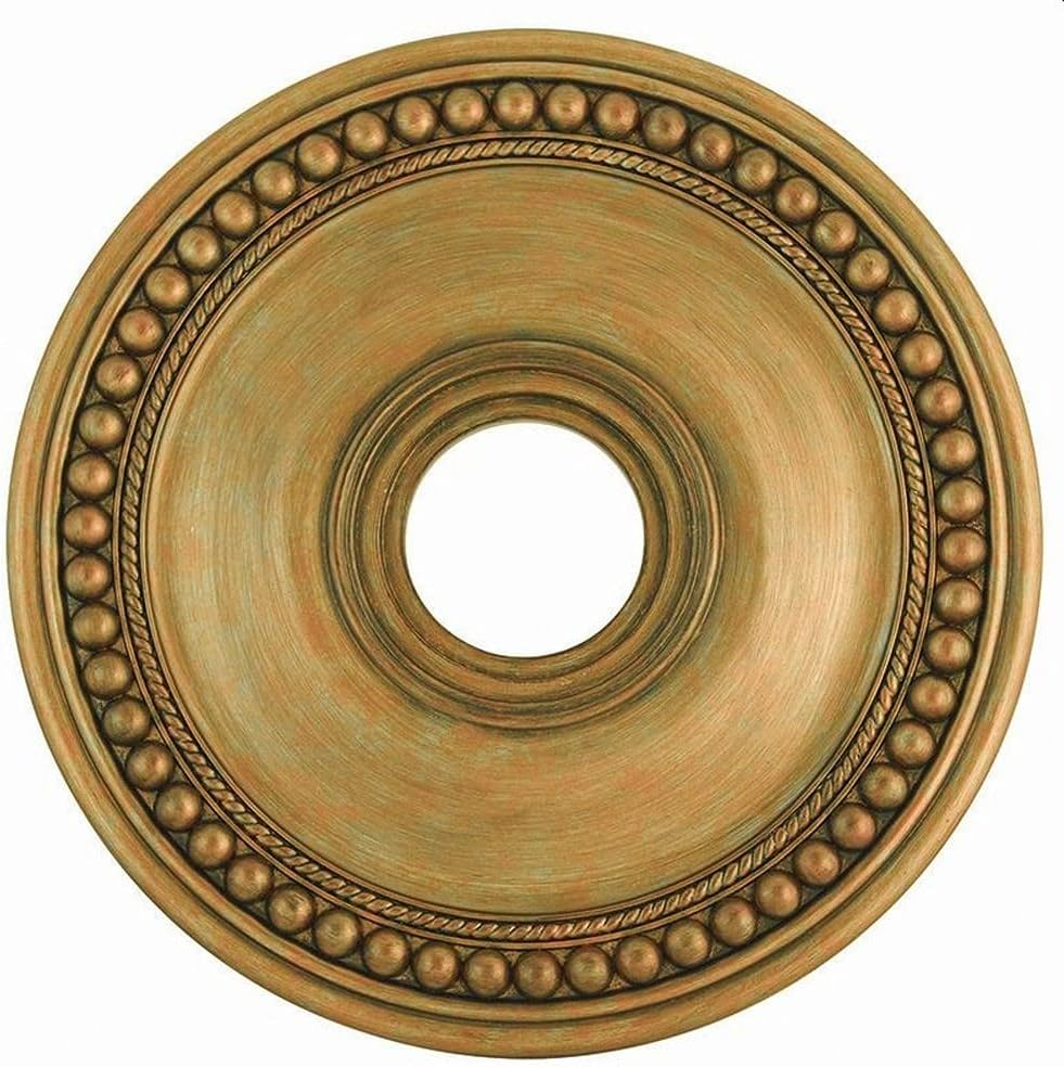 82074-48-Livex Lighting-Wingate - Ceiling Medallion in Style - 20 Inches wide by 1.5 Inches high-Antique Gold Leaf Finish