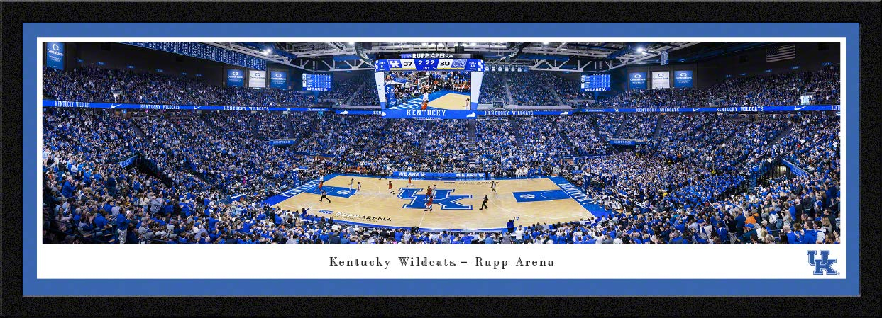 Blakeway Worldwide Panoramas, Inc NCAA Kentucky Wildcats Basketball Panoramic Print