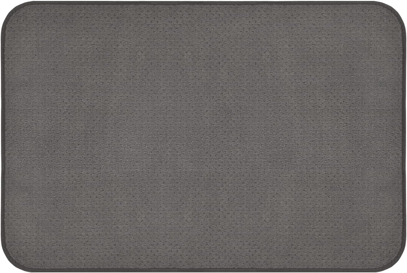 Skid-resistant Carpet Indoor Area Rug Floor Mat - Gray - 2' X 3' - Many Other Sizes to Choose From