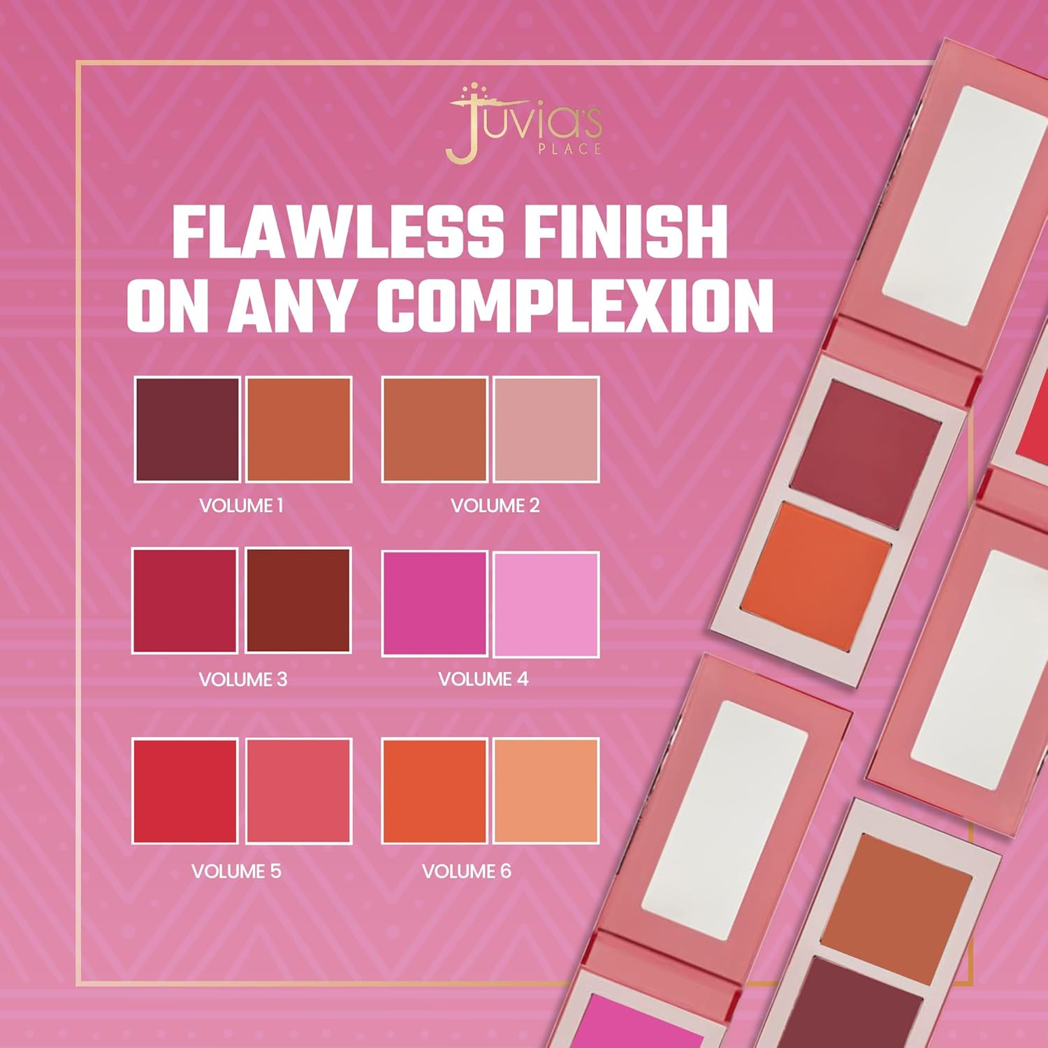 Juvia's Place Vol 4 Rosy Pink Duo Blush Set