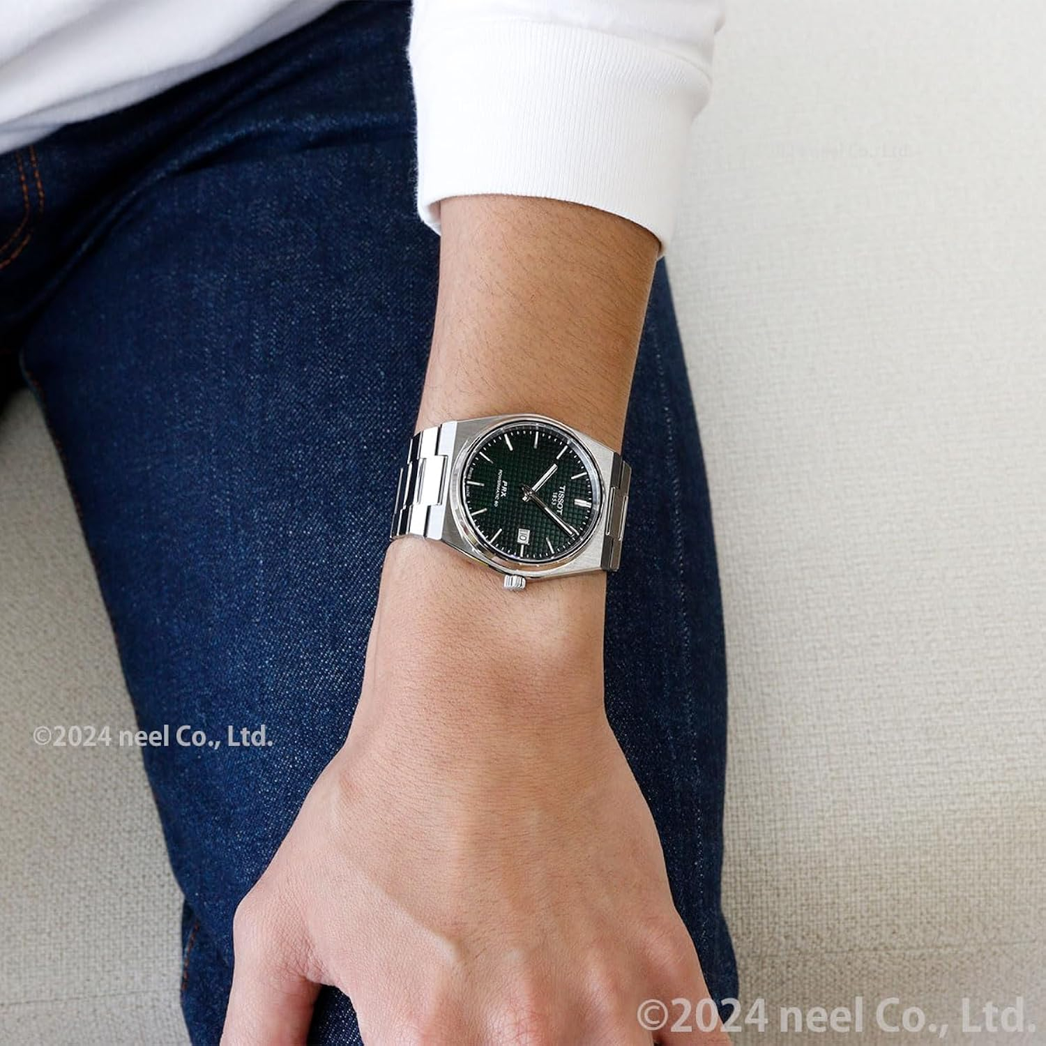 Tissot PRX Powermatic 80 Automatic Green Dial Men's Watch T137.407.11.091.00