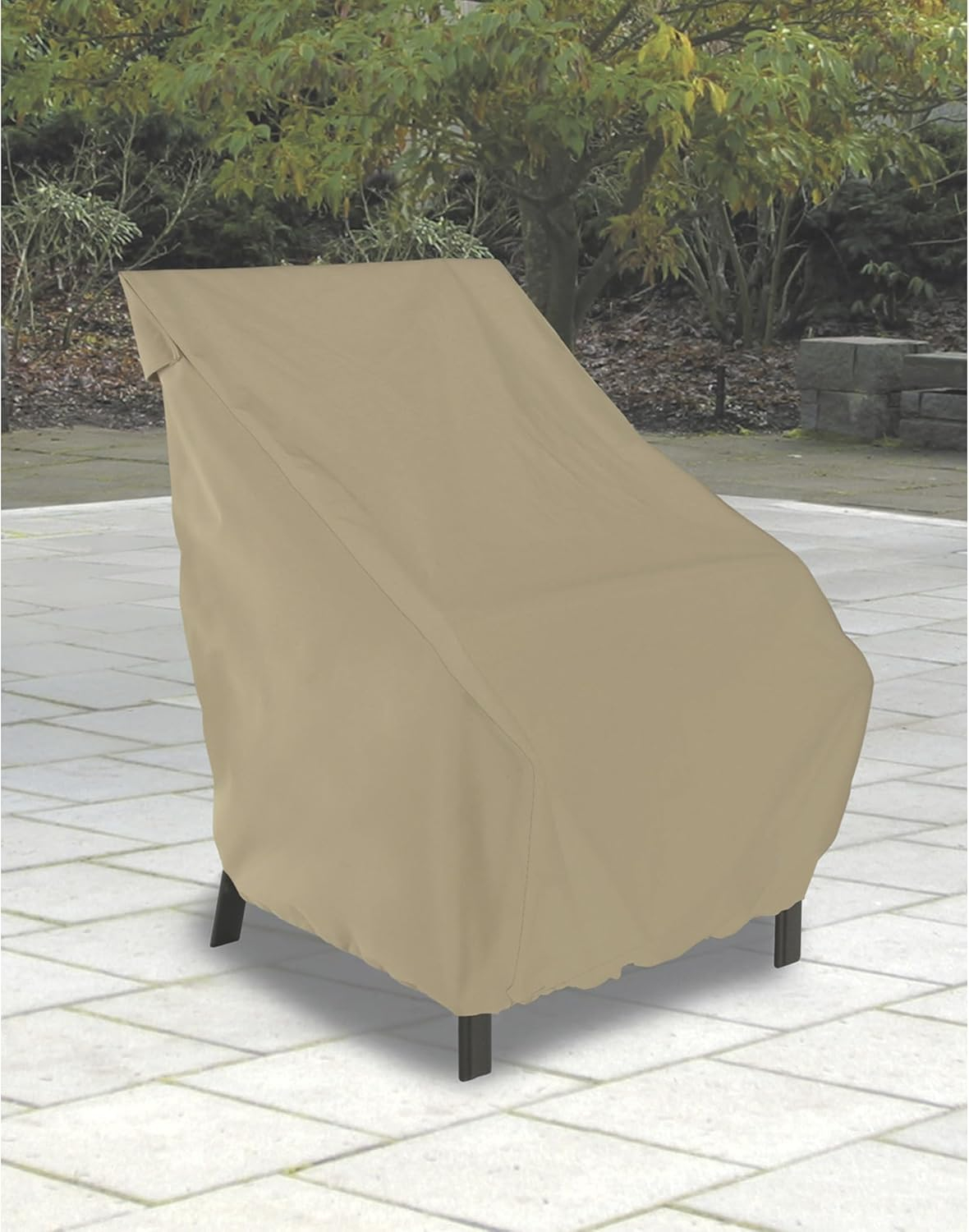 Terrazzo Standard Patio Chair Cover - All Weather Protection, Fits Chairs 28.5"L x 25.5"D