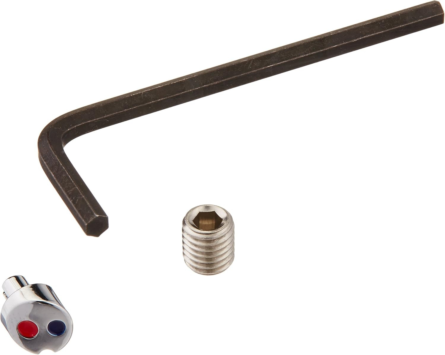 Polished Stainless Steel Handle Set Screw and Button