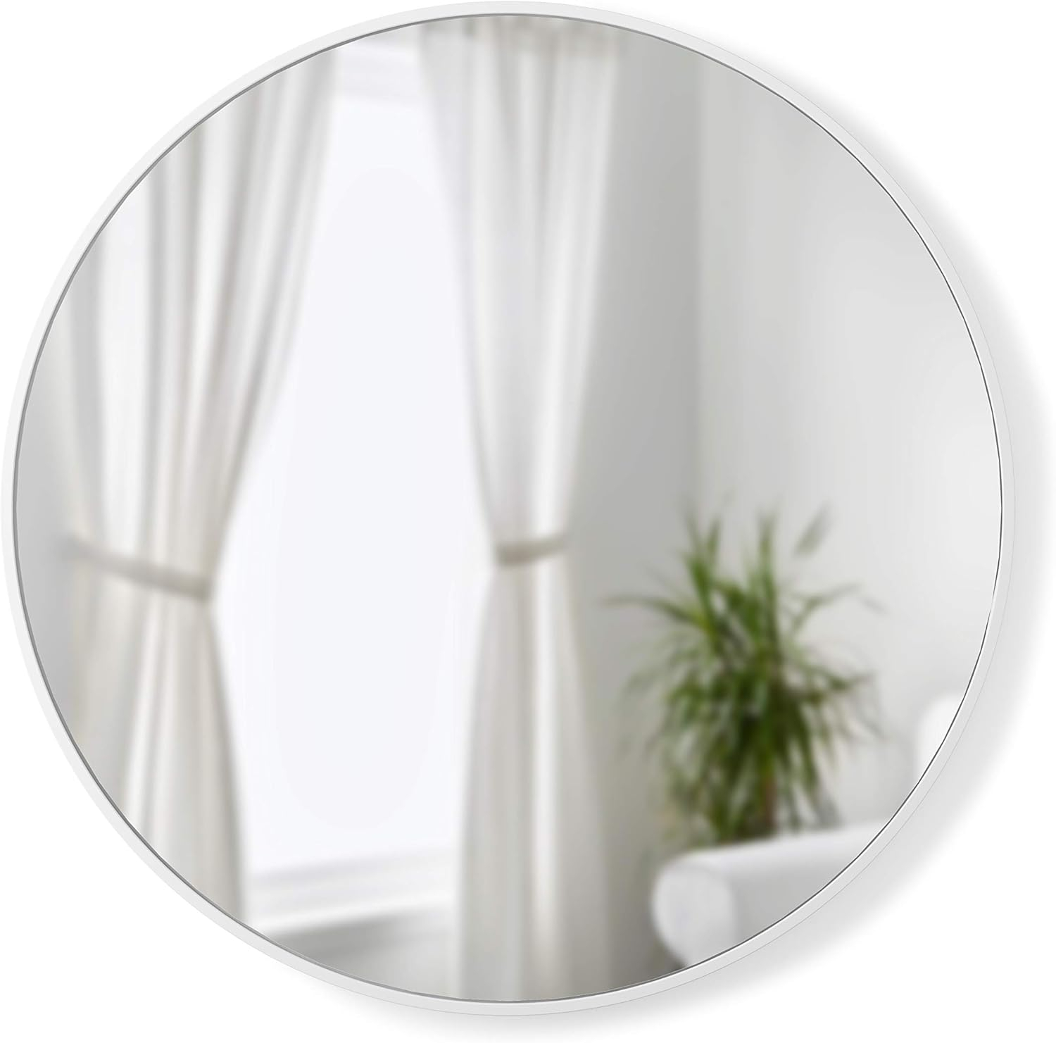 Hub Rubber Round Mirror
