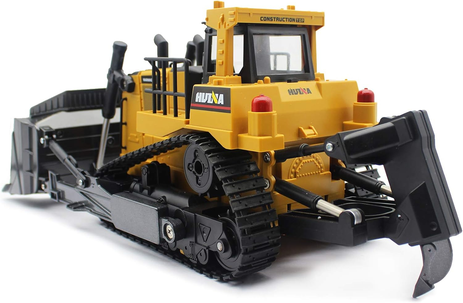 Fisca 1/16 Remote Control Bulldozer Toys for Kids, Children RC Dozer Front Loader Tractor Construction Vehicles