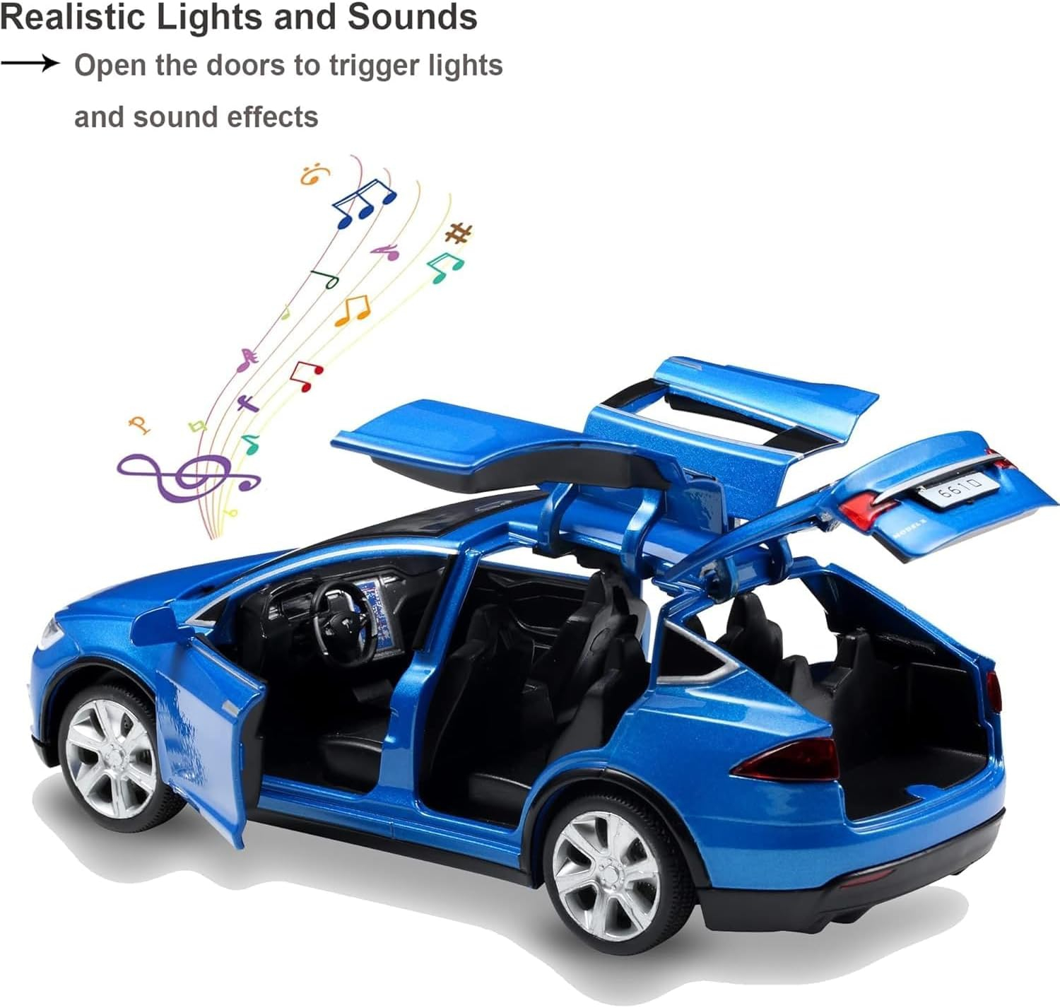 SASBSC Toy Cars Model X 1:32 Pull Back Vehicles Diecast Car Model Toys for Boys and Girls 3 to 12 Years Old