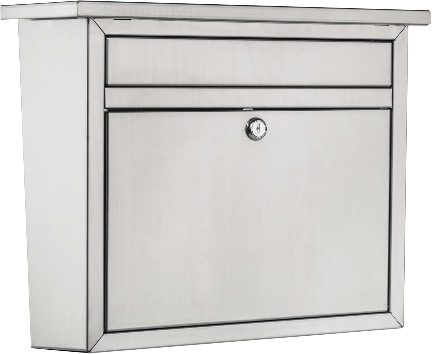 Architectural Mailboxes Maya Classic Stainless Steel Wall Mount Silver Mailbox