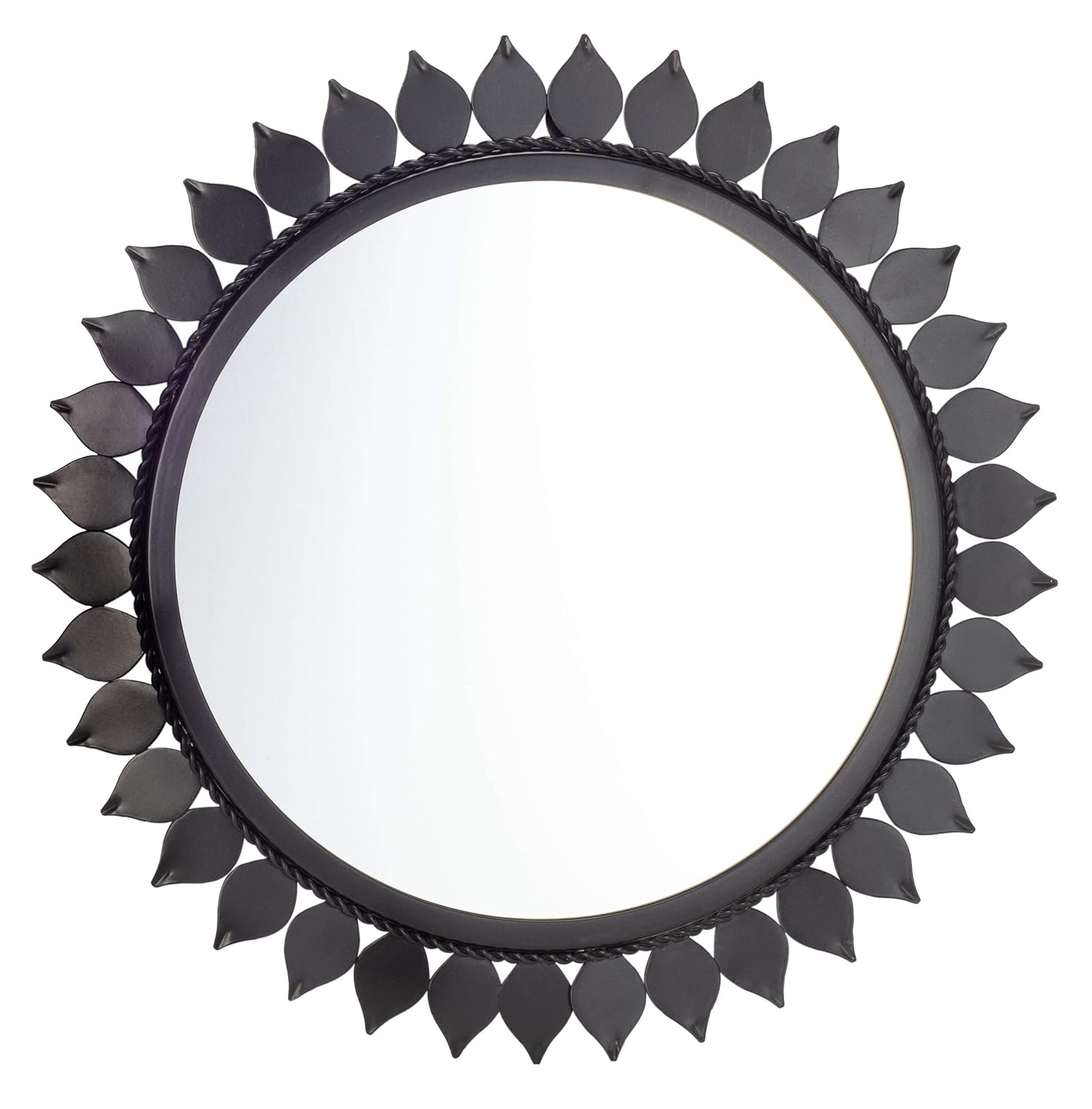 Nally Mirror - Matte Black - Safavieh