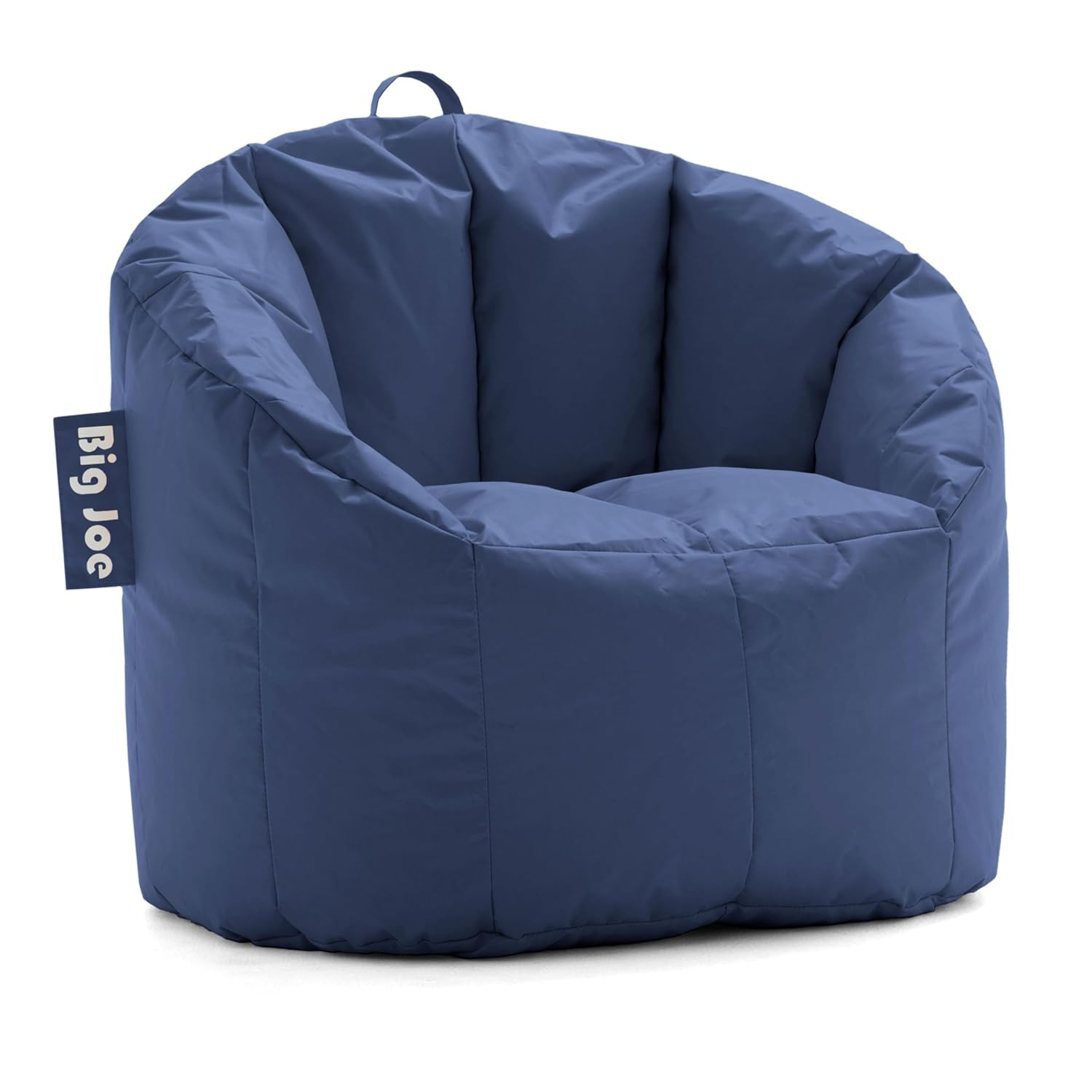 Big Joe Milano Bean Bag Chair, Nylon Polyester Blend, Navy