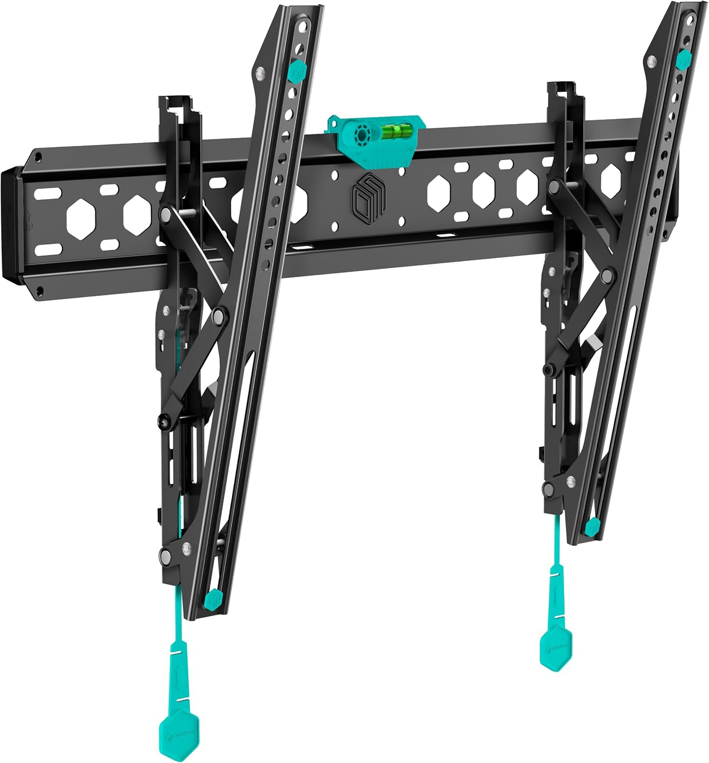 ONKRON Tilting TV Wall Mount with Low Profile Design for 43 to 85-inch LCD LED OLED Flat Panel TV Screens up to 80 lbs Ultra Slim TM6